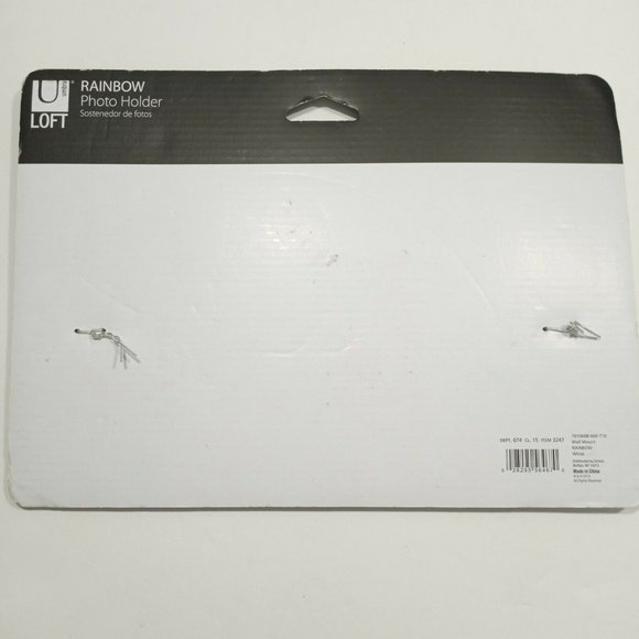 Umbra Loft RAINBOW Photo Holder White Wall Mounted - Picture 3 of 3